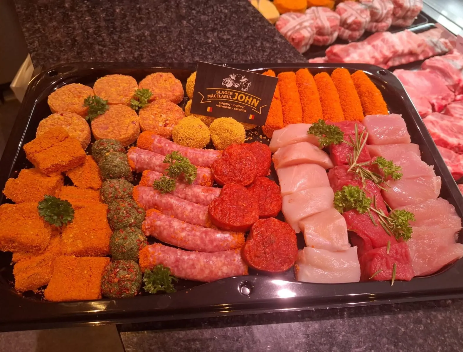 Fondue vlees schotel voor gourmet